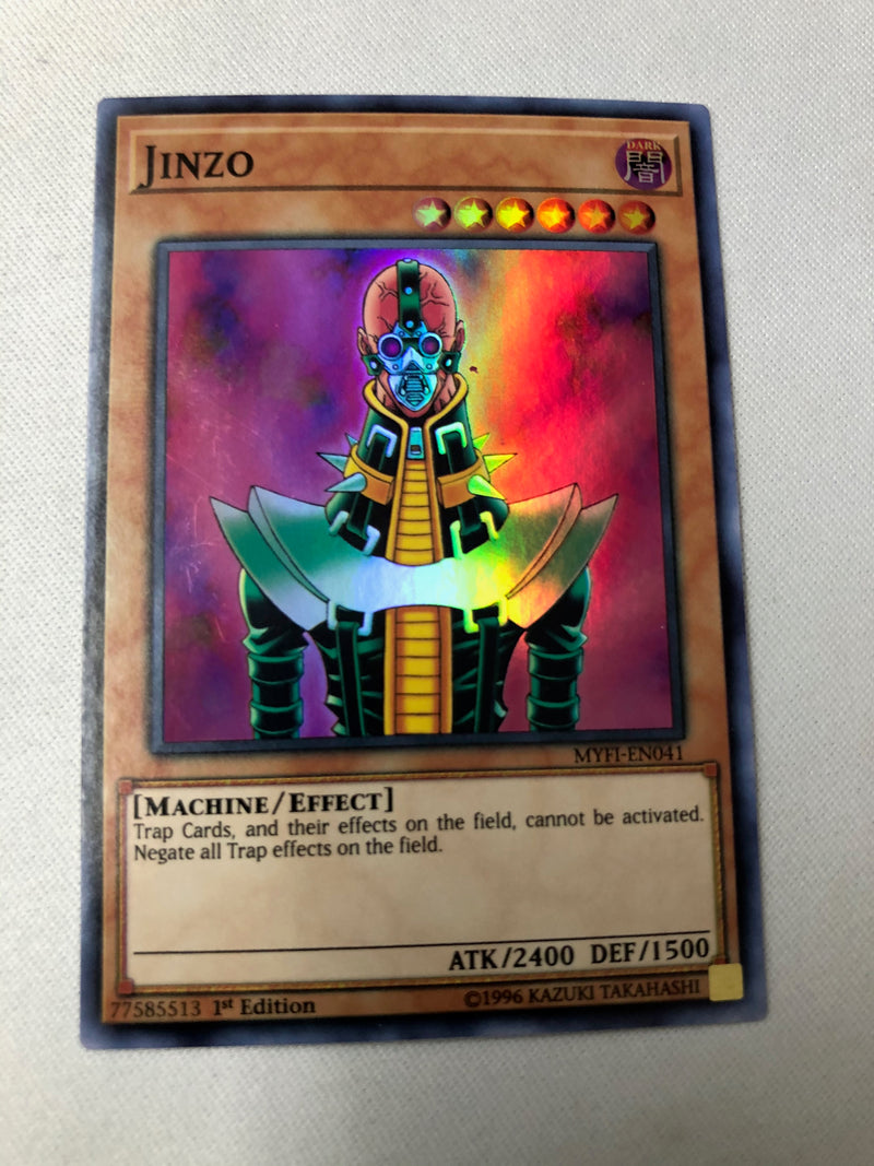 jinzo yugioh card 1st edition Yugioh Jinzo Super Rare 1st Edition Near Mint