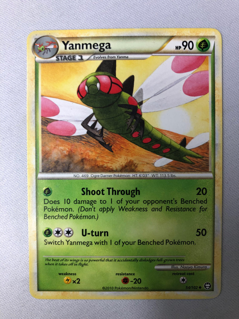 Yanmega 54/102 Triumphant Uncommon Pokemon Card NM