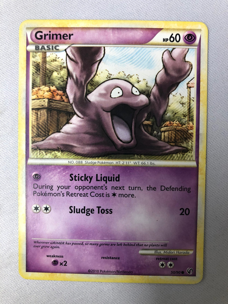 Grimer 50/90 Undaunted Common Non Holo Pokemon Card NM