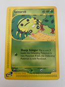 Spinarak 111/147 Common Aquapolis Pokemon Card Naer Mint