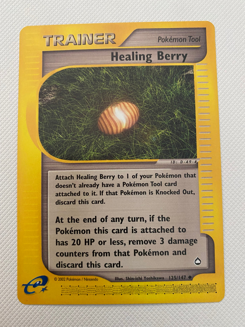 Healing Berry 125/147 Aquapolis Uncommon Pokemon Card NM
