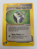 Grass Cube 01 124/147 Pokemon Card Aquapolis Vintage Near Mint
