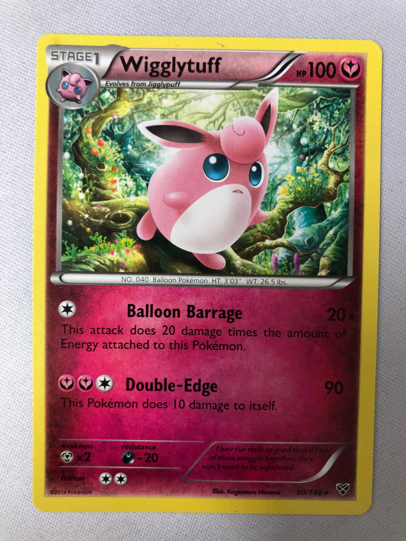Wigglytuff 90/146 X&Y Base Set Rare Non Holo Pokemon Card NM