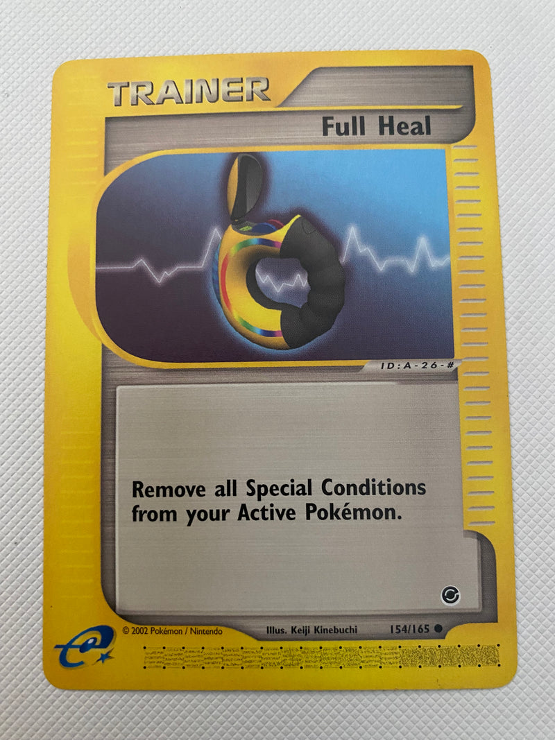 Full Heal 154/165 Pokemon Card Expedition Set Common Near Mint