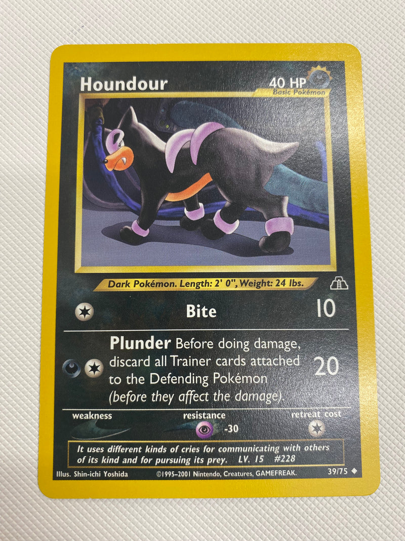Houndour 39/75 Uncommon  Unlimited Neo Discovery NM