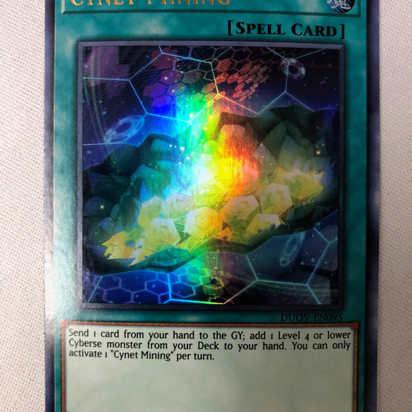 Yugioh Cynet Mining DUOV-EN095 1st Edition Ultra Rare NM