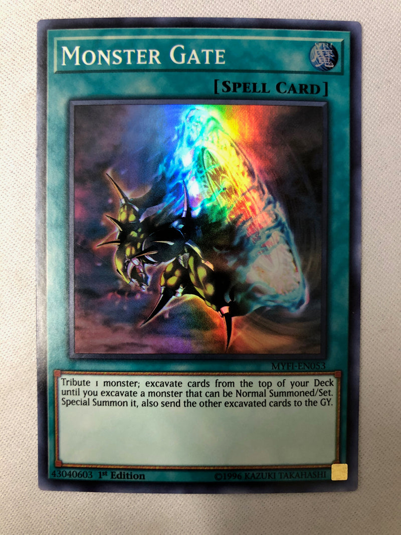Yugioh Monster Gate MYFI-EN053 Super Rare 1st Edition Near Mint