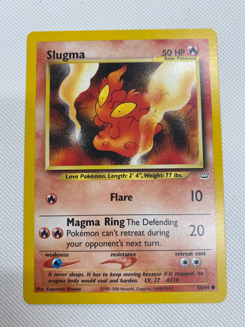 Slugma 53/64 Neo Revelation Common Pokemon Card Naer Mint