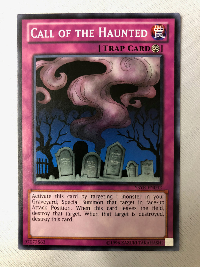 Yugioh Call of the Haunted YSYR-EN042 Common Unlimited Edition NM