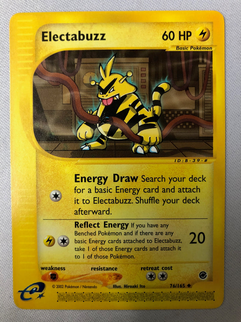 Electabuzz 76/165 Expedition Uncommon Non-Holo Pokemon Card NM