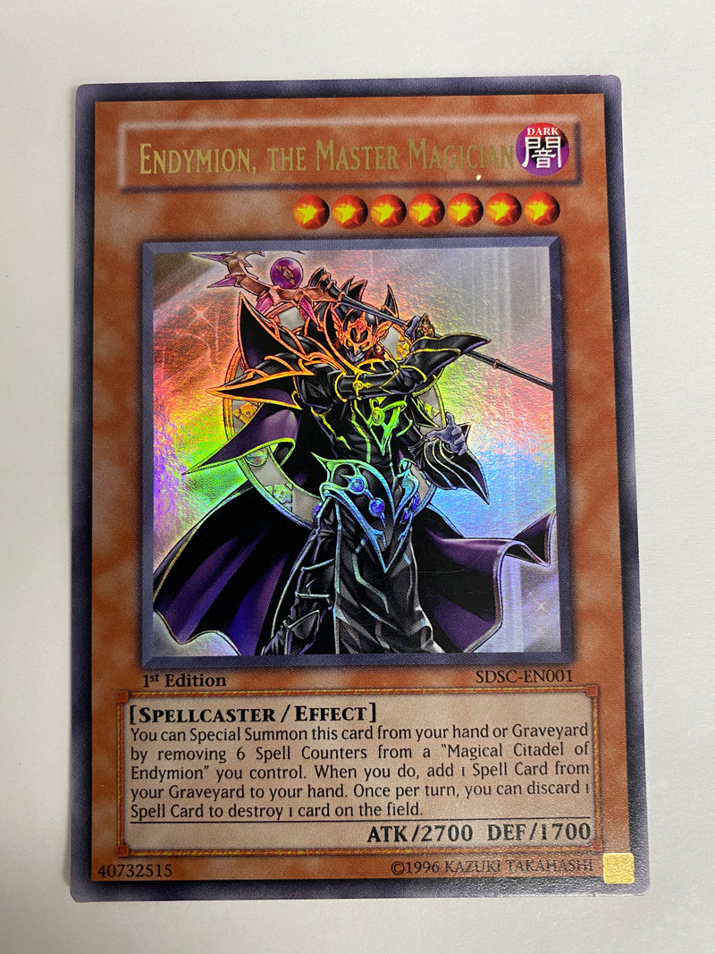 Yugioh Endymion, the Master Magician SDSC-EN001 Ultra Rare 1st Edition Yugioh Endymion, the Master Magician SDSC-EN001 Ultra Rare 1st Edition