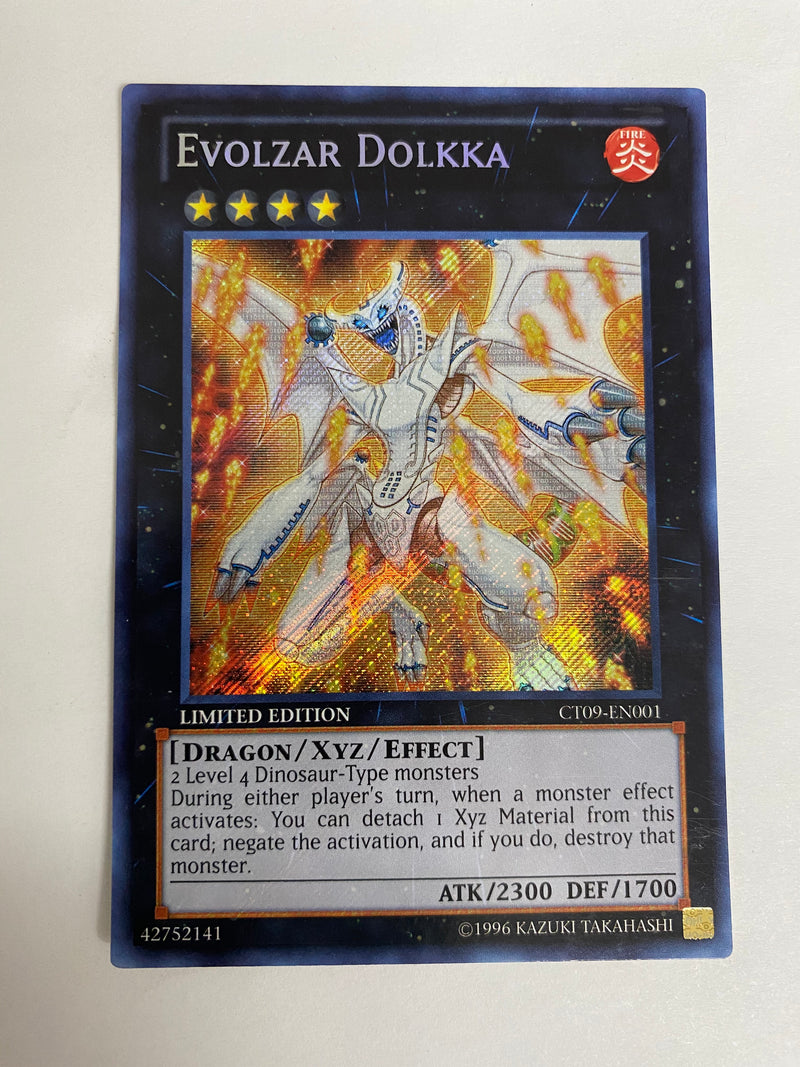 Yugioh Evolzar Dolkka  CT09-EN001  Secret Rare  Limited Edition NM