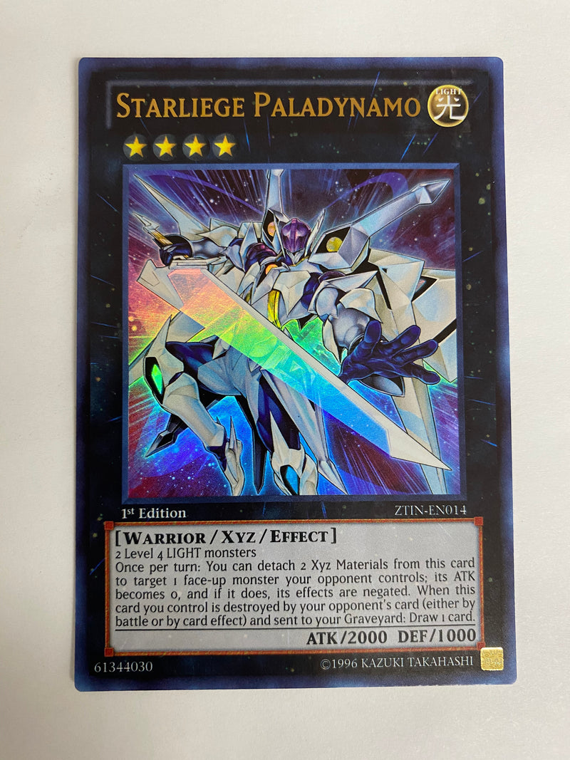 Yugioh Starliege Paladynamo  ZTIN-EN014  Ultra Rare  1st Edition Near Mint