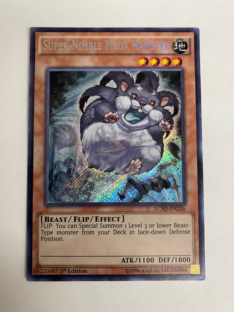 Yugioh  Super Nimble Mega Hamster LC5D-EN226 1st Edition NM