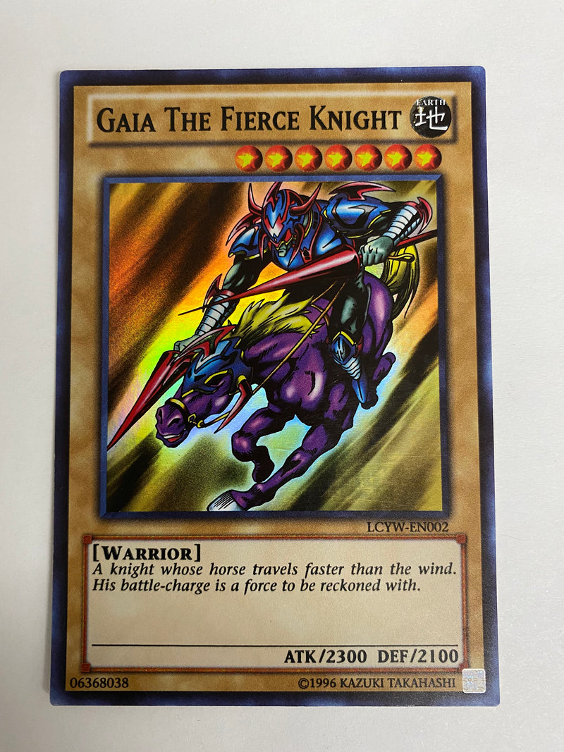 Yugioh Gaia The Fierce Knight  LCYW-EN002  Super Rare Unlimited NM