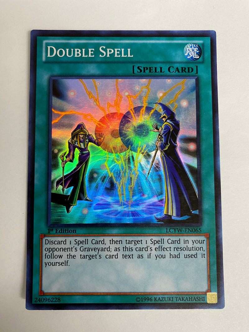 Yugioh Double Spell LCYW-EN065 1st Edition Super Rare  Near Mint
