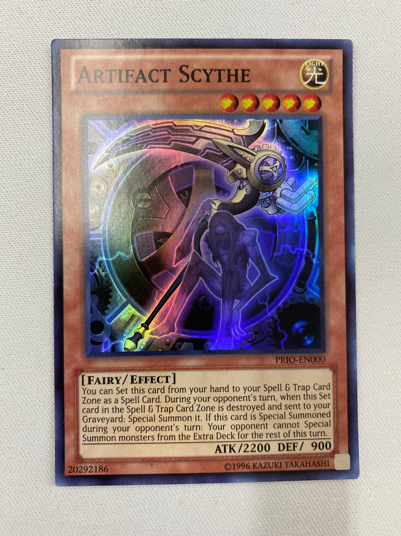 Yugioh Artifact Scythe - PRIO-ENSP1  Ultra Rare Limited Edition Near Mint