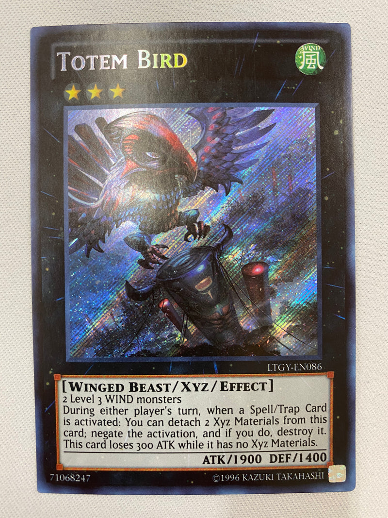 Yugioh Totem Bird LTGY-EN086 Secret Rare Unlimited Edition Near Mint Yugioh Totem Bird LTGY-EN086 Secret Rare Unlimited Edition Near Mint