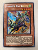 Yugioh Gladiator Beast Equeste LCGX-EN251 Secret Rare Unlimited Edition Near Mint
