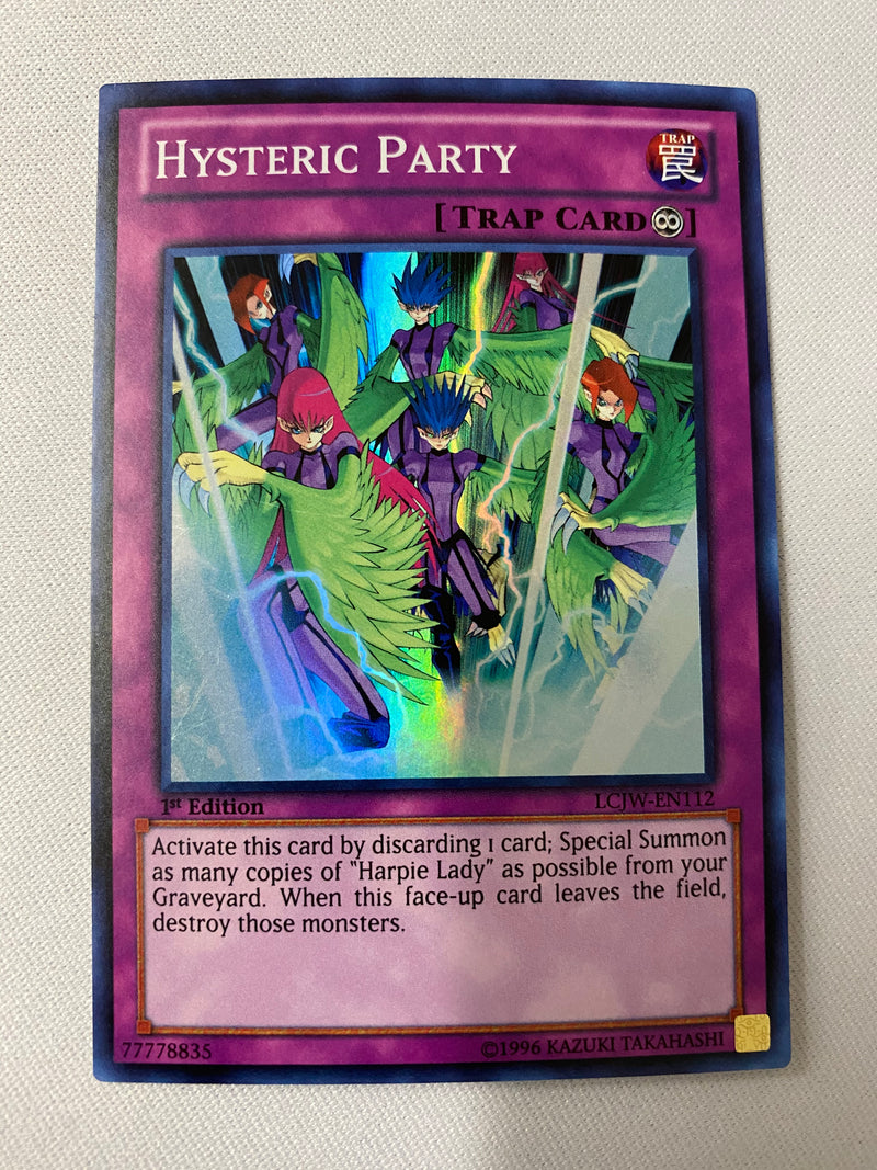 Yugioh Hysteric Party  LCJW-EN112 1st Edition Super Rare NM