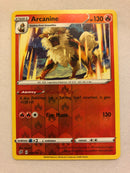 Arcanine 028/192 Rebel Clash Reverse Holo Pokemon Card Near Mint