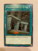 Yugioh Preparation of Rites  HISU-EN042  Super Rare  1st Edition  Near Mint