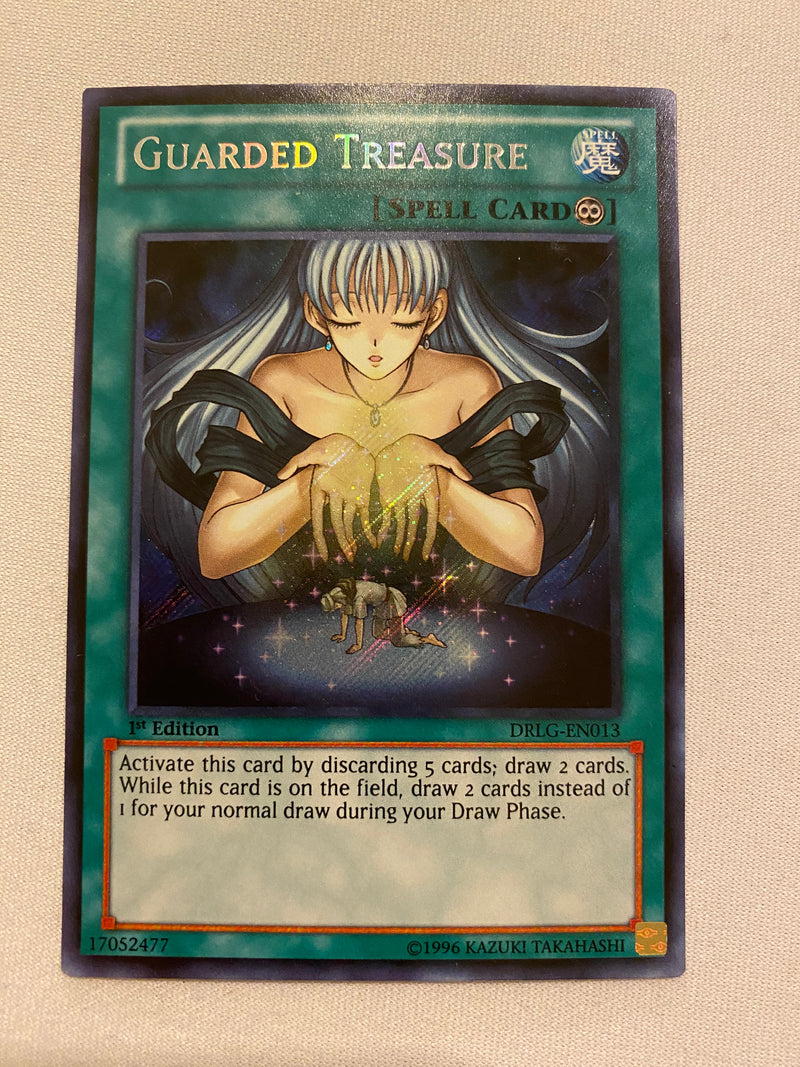 Yugioh Guarded Treasure - DRLG-EN013 Secret Rare  1st Edition Near Mint