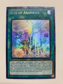Yugioh Rite of Aramesir  GRCR-EN025 Collector's Rare 1st Edition Naer Mint