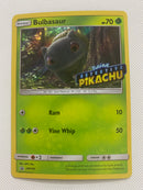 Bulbasaur SM198  Pikachu Holo Black Star Promo Pokémon Card Near Mint