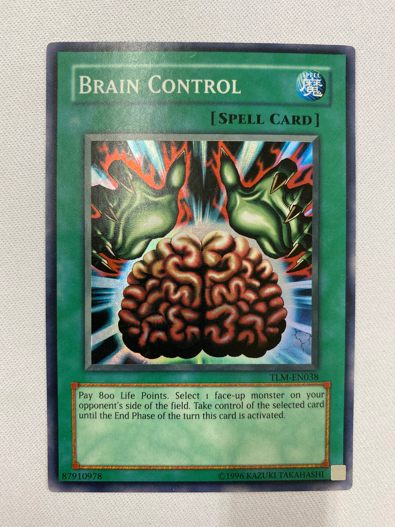 Yugioh Brain Control  TLM-EN038  Super Rare Unlimited Near Mint