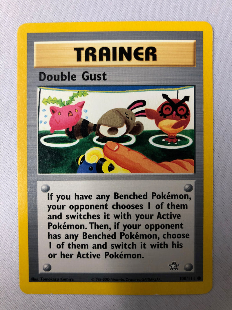 Double Gust 100/111 Neo Genesis Common Unlimited Pokemon Card NM
