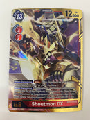 Digimon TCG Shoutmon DX Alternate Art BT5-019 Secret Battle of Omni Near Mint