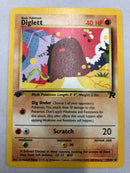 Diglett 52/82 Team Rocket 1st Edition Common Pokemon Card Near Mint