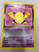 Drowzee 54/82 Team Rocket 1st Edition Common Pokemon Card Near Mint