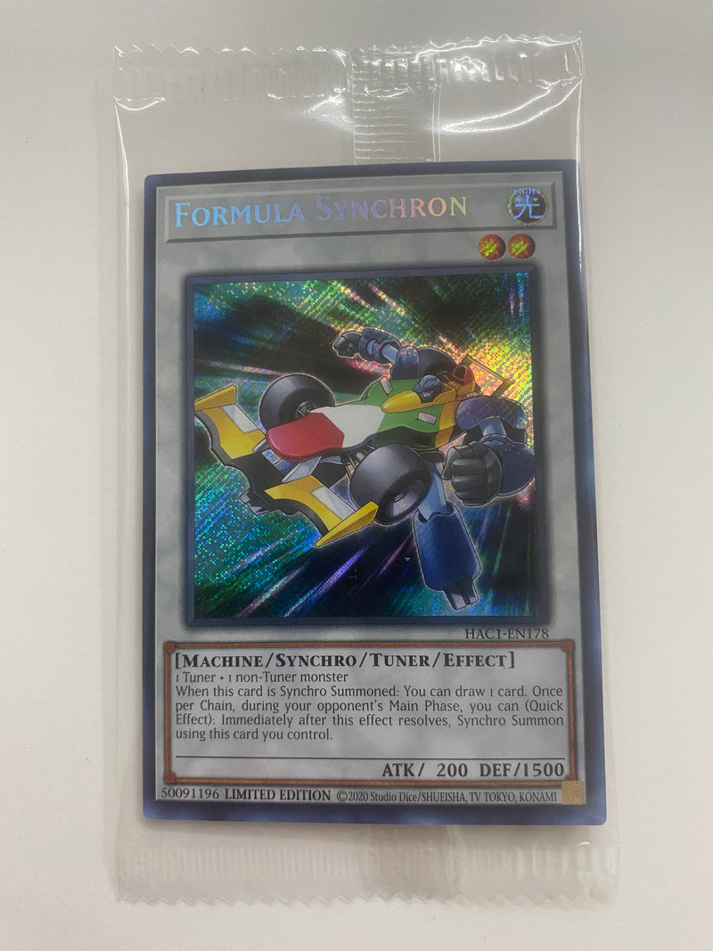 Yugioh Formula Synchron  HAC1-EN178 Secret Rare  Card Set Sealed NM