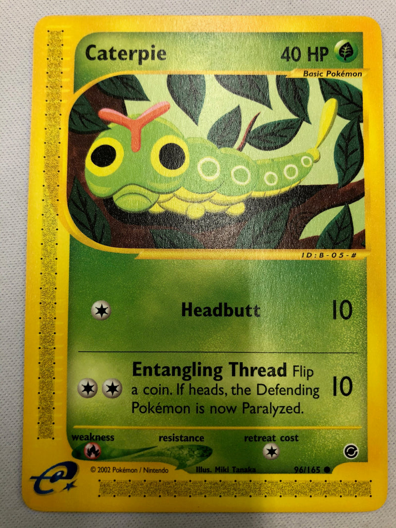 Caterpie 96/165 Expedition Common Unlimited Edition Near Mint