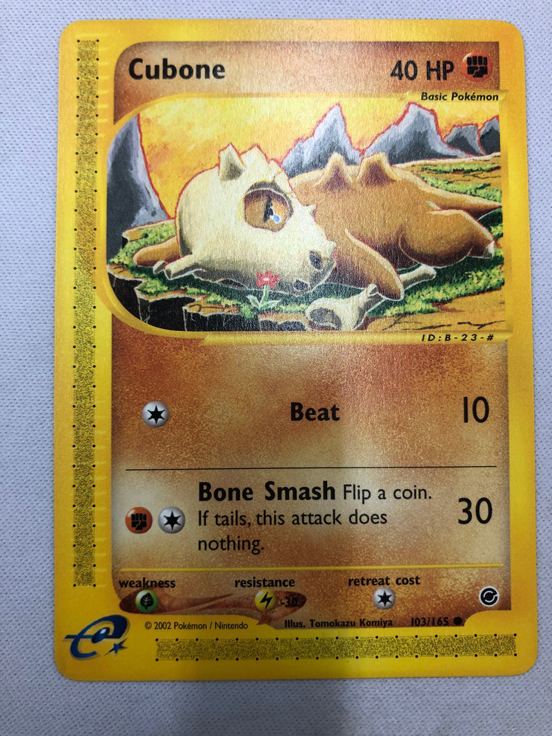 Cubone 103/165 Expedition Common Unlimited Edition Near Mint