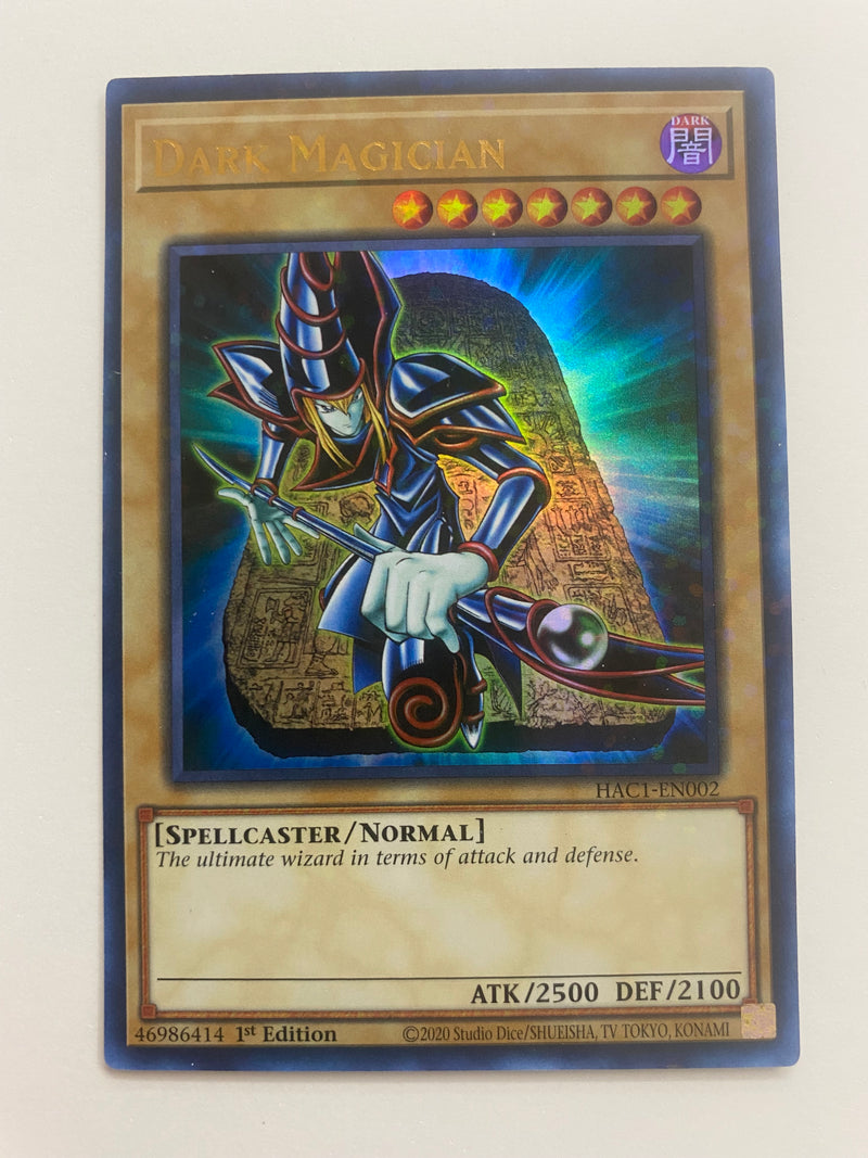 Yugioh Dark Magician HAC1-EN002 Duel Terminal Ultra Rare 1st Edition N Yugioh Dark Magician HAC1-EN002 Duel Terminal Ultra Rare 1st Edition N