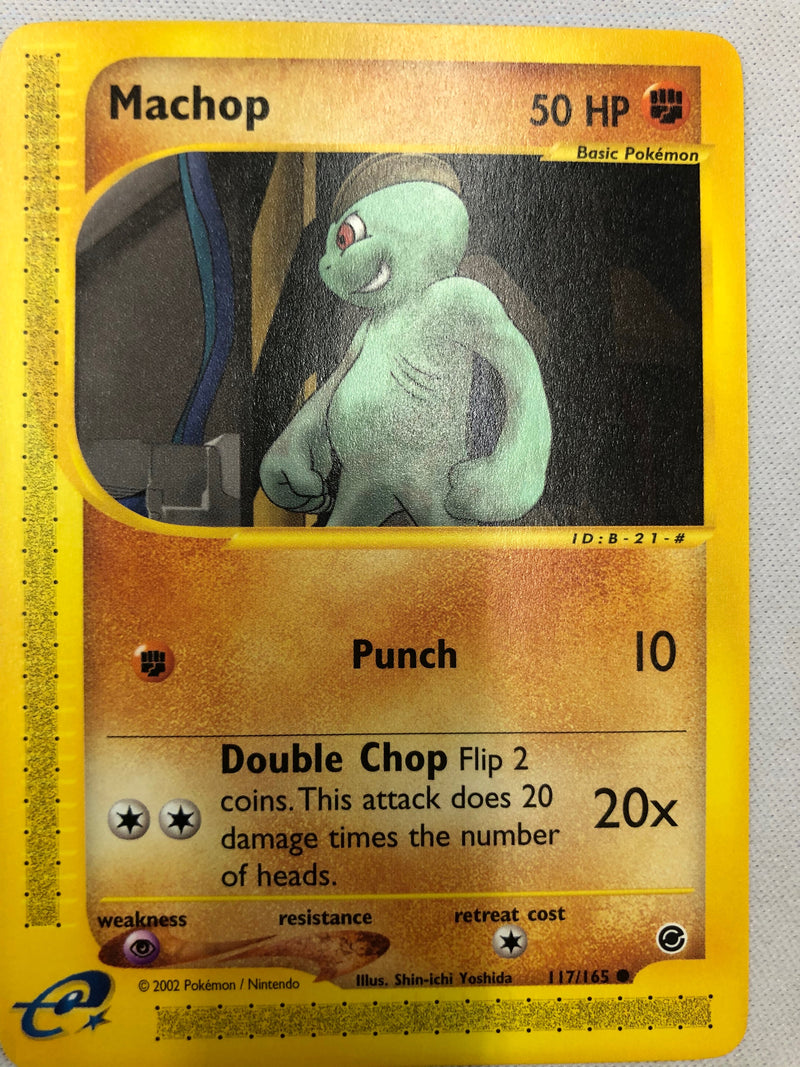 Machop 117/165 Expedition Common Unlimited Edition Near Mint