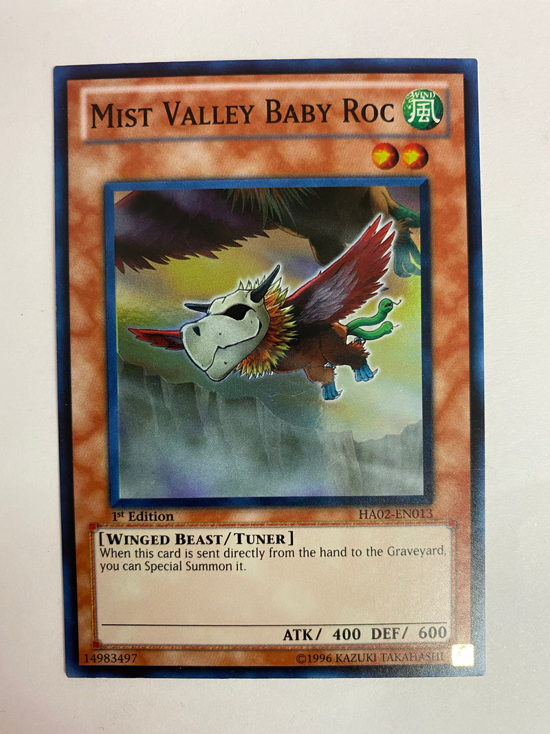 Yugioh Mist Valley Baby Roc  HA02-EN013 Super Rare  Unlimited  NM