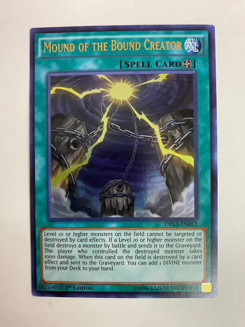 Yugioh Mound of the Bound Creator DRL3-EN053 Ultra Rare 1st Edition NM