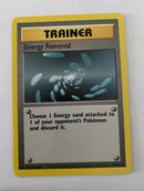 Energy Removal 92/102 Pokémon Card Base Set Unlimited Naer Mint