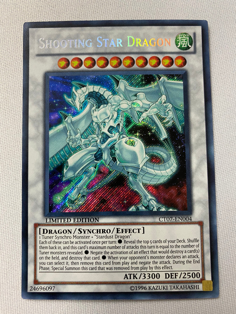 Yugioh Shooting Star Dragon CT07-EN004 Secret Rare Limited Edition Near Mint