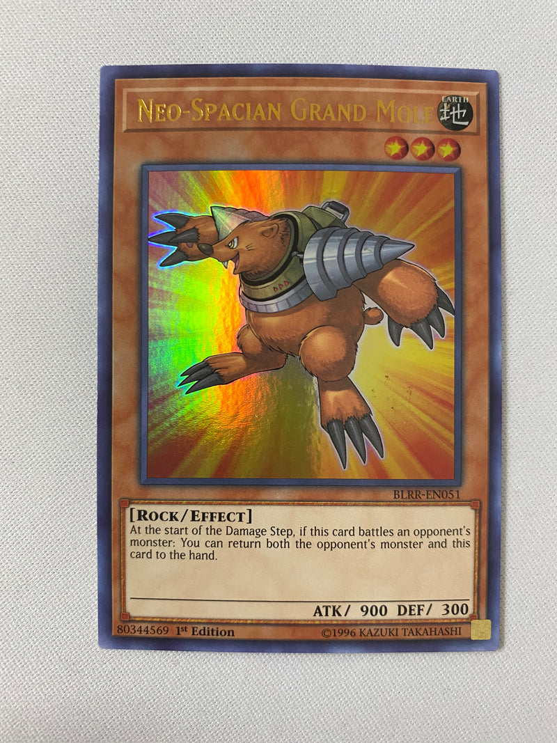 Yugioh Neo-Spacian Grand Mole BLRR-EN051 Ultra Rare 1st Edition NM