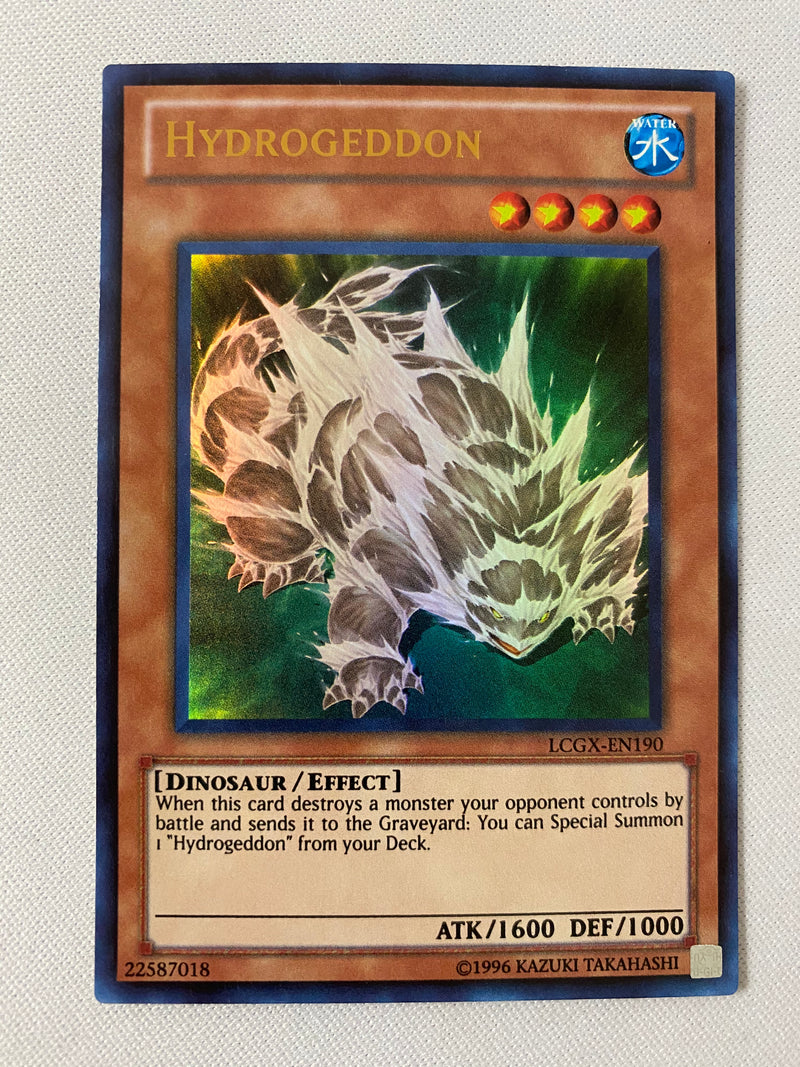 Yugioh Hydrogeddon  LCGX-EN190  Ultra Rare  Unlimited Edition  Near Mint