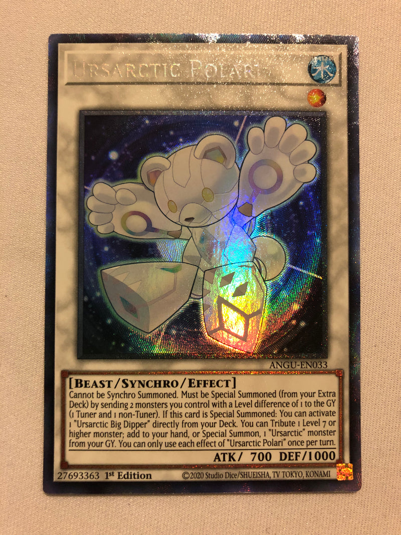 Yugioh Ursarctic Polari ANGU-EN033 Collectors Rare 1st Edition Near Mi Yugioh Ursarctic Polari ANGU-EN033 Collectors Rare 1st Edition Near Mi