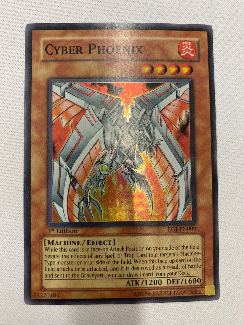phoenix yugioh card Yugioh Cyber Phoenix EOJ-EN009 Super Rare 1st Edition NM