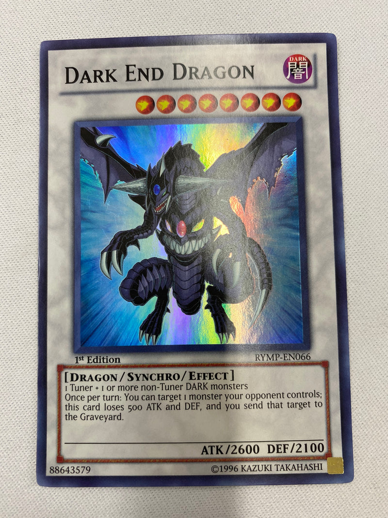 Yugioh Dark End Dragon RYMP-EN066  Super Rare 1st Edition  Near Mint