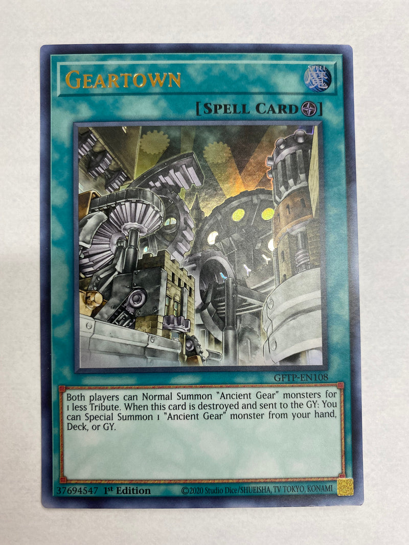 Yugioh  Geartown GFTP-EN108 Ultra Rare 1st  Edition Near Mint