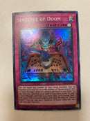 Yugioh Sentence of Doom LED5-EN005 Super Rare 1st Edition Near Mint